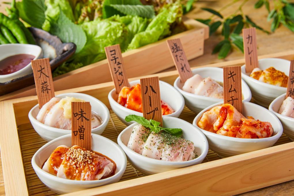 さまざまな味が楽しめる!数量限定「8色サムギョプサル」のイメージ