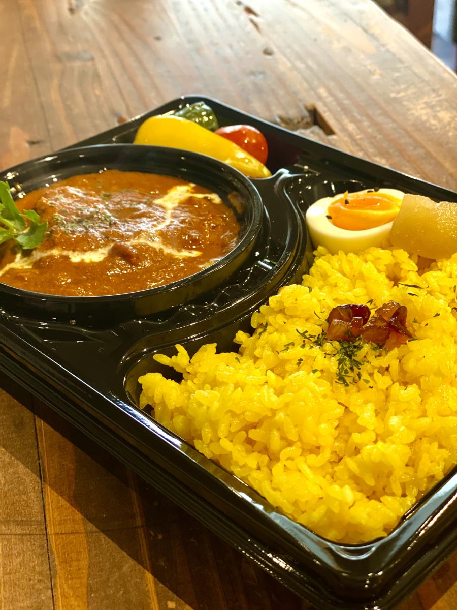 トマトチキン(ポーク)カレー弁当!! コスパNO1 アフター会議、晩御飯にも!受渡時間20時まで!のイメージ