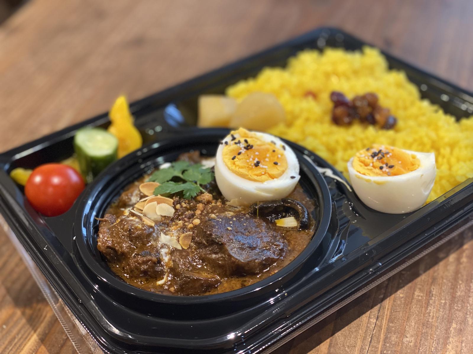 ビーフーカレー弁当!! アフター会議、晩御飯にも!受渡時間20時まで!のイメージ