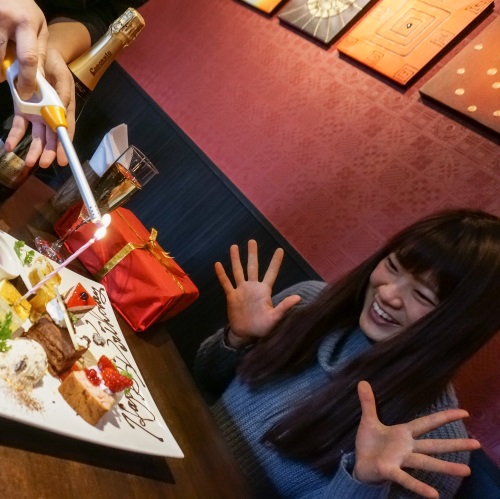 誕生日や記念日のお祝いにのイメージ