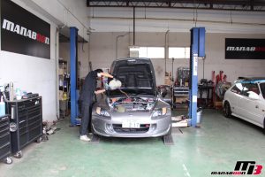デモカーS2000、HMR走行会に向けてオイル交換