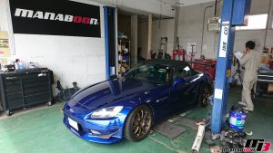 S2000、無限バッフルプレート付きエンジンオイルパン交換