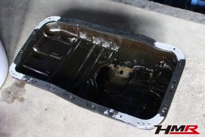 シビックSiR2(EG6)、エンジンオイルパンパッキン、デスビ交換