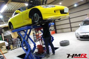シビックR(FD2)とS2000の納車前点検とデモカーS2000のオイル交換