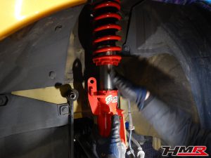 フィットRS(GE8)にトライフォース車高調取り付け