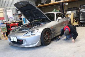 デモカーS2000のメンテナンス&ブレーキパッド交換