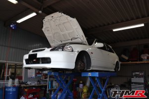 シビックタイプR(EK9)のオイルパン＆クラッチマスターシリンダー交換