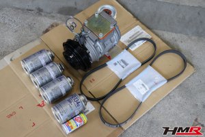 インテグラタイプR(DC2)エアコンコンプレッサー交換