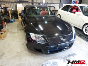 S2000(AP1)換熱線付きガラス幌に交換しました。合わせてモール類も♪