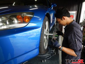 S2000(AP2)納車前点検&ロアアーム交換&アライメント調整