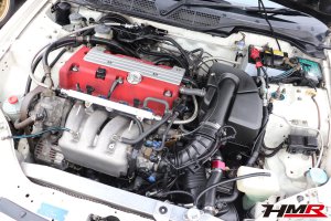 K20Aエンジンに載せ替えてある秘密兵器のシビックタイプR(EK9)