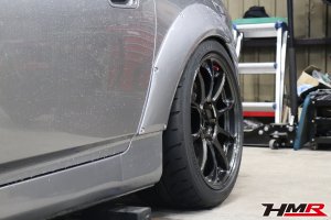 デモカーS2000にASMオーバーフェンダー取り付け