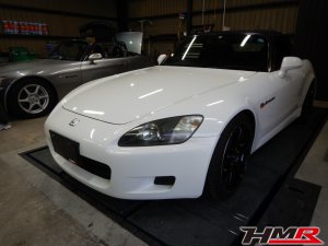 アドバンAW装着のS2000(AP1)の納車前点検をしました。