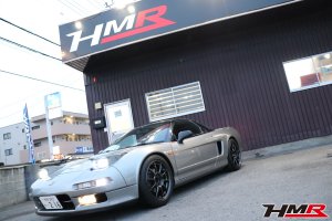デモカーNSXにRAYSのZE40ホイール装着