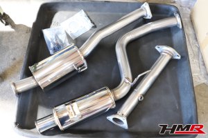 S2000(AP1)にSPOONマフラー取付＆トランスミッションオイル交換