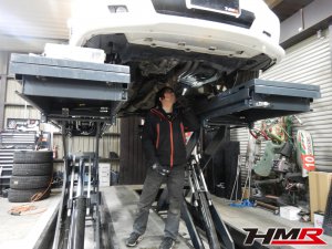 HMR代車兼サーキット号のトルネオ ユーロR(CL1)の車検整備を行いました。