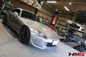 デモカーS2000のタイロッドエンドとステアリングラックエンドの交換