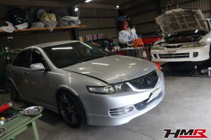 アコードユーロR(CL7) 6ヶ月点検とボールジョイントブーツの交換