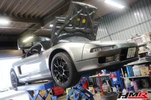 デモカーNSXにKOYOアルミラジエター&サムコラジエターホース取り付け
