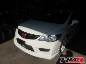 低走行なシビック タイプRの納車前整備を行いました。