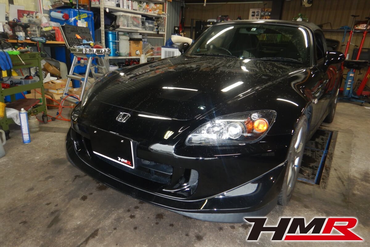 フルノーマルで低走行で希少なS2000タイプS(AP2)の納車前点検整備をしました