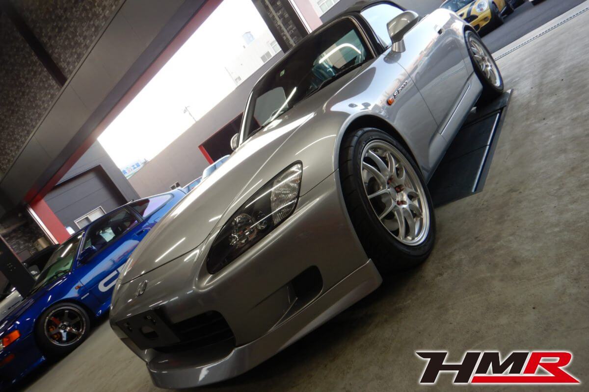 エンケイ17AW 社外車高調＆社外マフラーを装着したS2000(AP1)の納車前点検整備を行いました