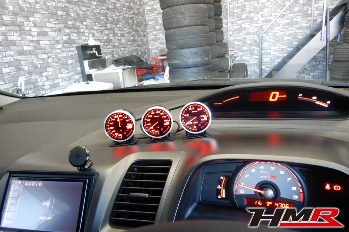 追加メーターで愛車の健康状態を常にチェック！シビックタイプR(FD2)のクラッチ交換、Defiメーター装着作業などを行いました