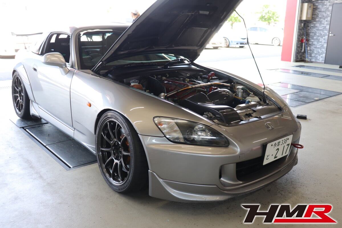 S2000デモカー1号車、富士ラストアタック2分切りへの準備。ハブベアリング交換・デフオイル交換を行いました。