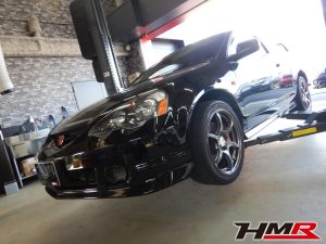 アドバン17インチ テイン車高調 HIDを装着したインテグラタイプR（DC5）の納車前点検整備を行いました