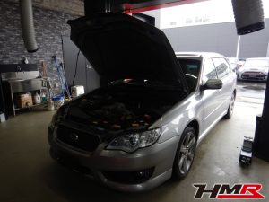 後期型 タイミングベルト交換済 レガシィツーリングワゴン 2.0 R スペックBの納車前点検整備を行いました