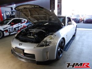 フジツボマフラー ニスモS-tuneサス装着した日産 フェアレディZ 3.5 バージョン Sの納車前点検整備を行いました