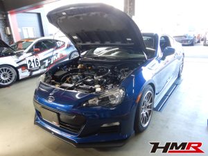 ENKEI GTC02 17インチ HKS車高調＆マフラーを装着したスバル BRZ 2.0 Rの納車前点検整備を行いました