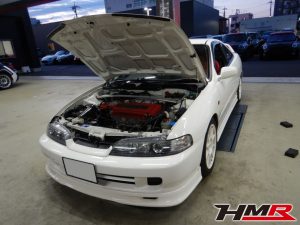 インテグラタイプR(DC2)のエンジン・ミッションマウント交換、サスペンションブッシュ交換等を行いました