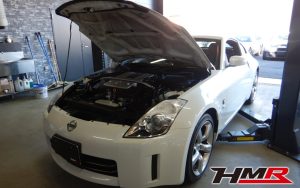 純正ナビ HID装備のフェアレディZ(Z33)納車前点検整備を行いました