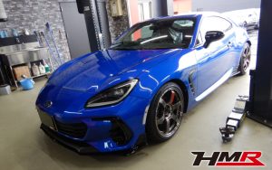 TE37SL、STIエアロ ナビパック装備のBRZ(ZD8)の納車前点検整備を行いました