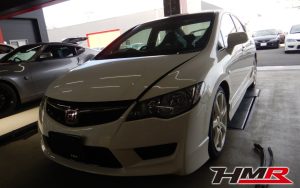 1オーナー 後期 ノーマルコンディションのシビックタイプR(FD2)の納車前点検整備を行いました
