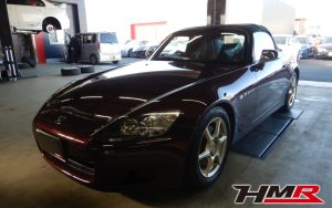 専用BBS純正16インチ&インテリア装備のS2000(AP1)ジオーレの納車前点検整備を行いました