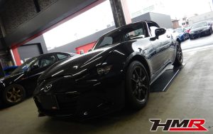 純正16インチ&マツダコネクト&フルセグ装備のロードスター(ND5RC)の納車前点検整備を行いました