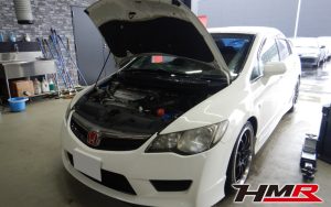 シビックタイプR(FD2)のクラッチ周りリフレッシュ作業を行いました