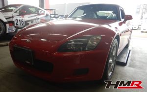 純正BBS16インチ ガラススクリーン幌装着 ホンダ S2000の納車前点検整備を行いました。