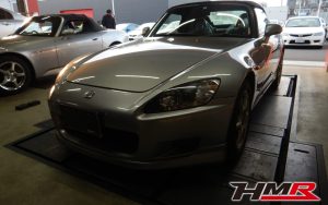 新品ガラス幌 オプションBBS16インチ装備のS2000(AP1)の納車前点検整備を行いました