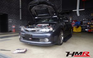 1オーナー 6MT オプションレカロ ストラーダナビ装備のインプレッサWRX STI (GRB)の納車前点検整備を行いました