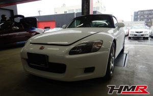 TEIN車高調 オプション赤革シート装備のS2000(AP1)の納車前点検整備を行いました