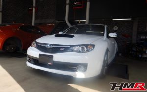 STIキャリパ― 社外ナビ装備のインプレッサWRX STI(GRB)の納車前点検整備を行いました