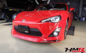 モデリスタエアロ 社外ナビ装備の86(ZN6) 2.0GT の納車前点検整備を行いました