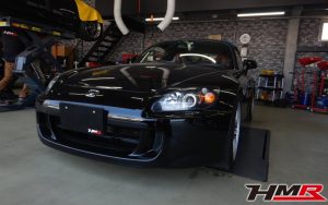 レイズ17インチ 社外車高調&マフラーを装備したS2000(AP1)の納車前点検整備を行いました