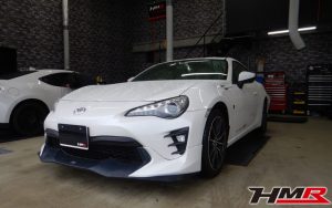 TRDフロントリップ 純正ナビ装備の86(ZN6) 2.0GTの納車前点検整備を行いました