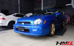 フジツボマフラー HKS EVC装備のインプレッサWRX STI(GDB)の納車前点検整備を行いました