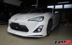 モデリスタフルエアロ TRDマフラー装備の86(ZN6) 2.0GTリミテッド納車前点検整備を行いました