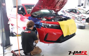 新型シビックタイプR(FL5)にSPOONダウンサス取付け